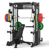 PMAX 5600 Smith Trainingsgerät Trainer Pro Komplettpaket für das Heim-Fitnessstudio